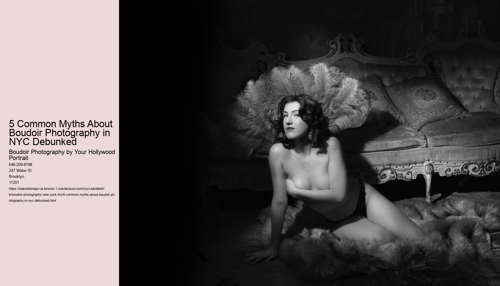 5 Common Myths About Boudoir Photography in NYC Debunked