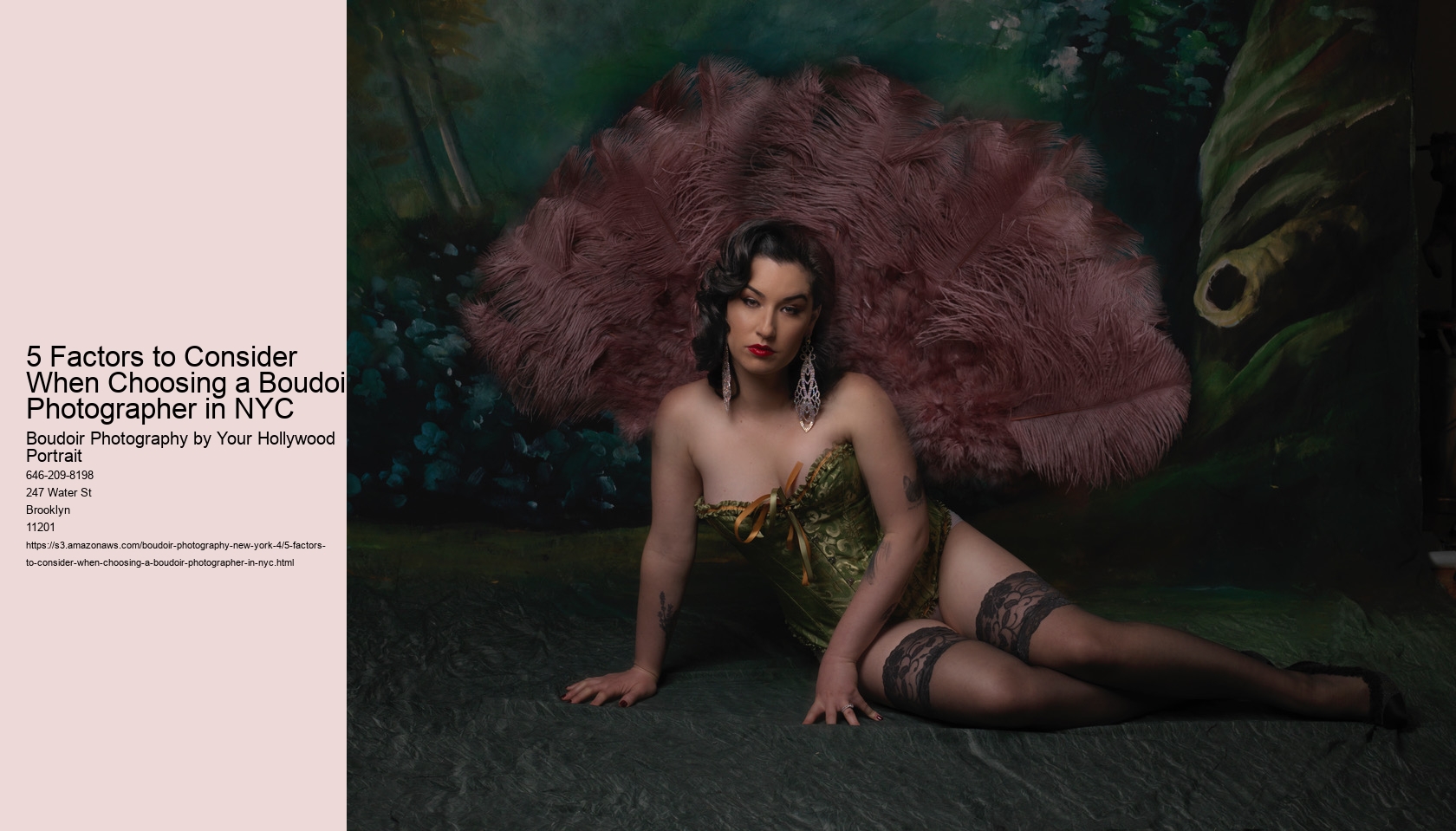 5 Factors to Consider When Choosing a Boudoir Photographer in NYC