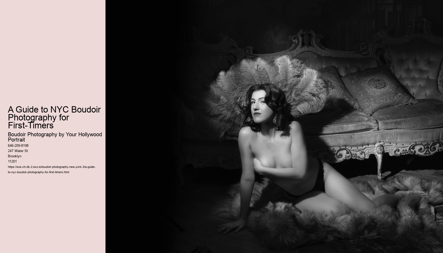 A Guide to NYC Boudoir Photography for First-Timers