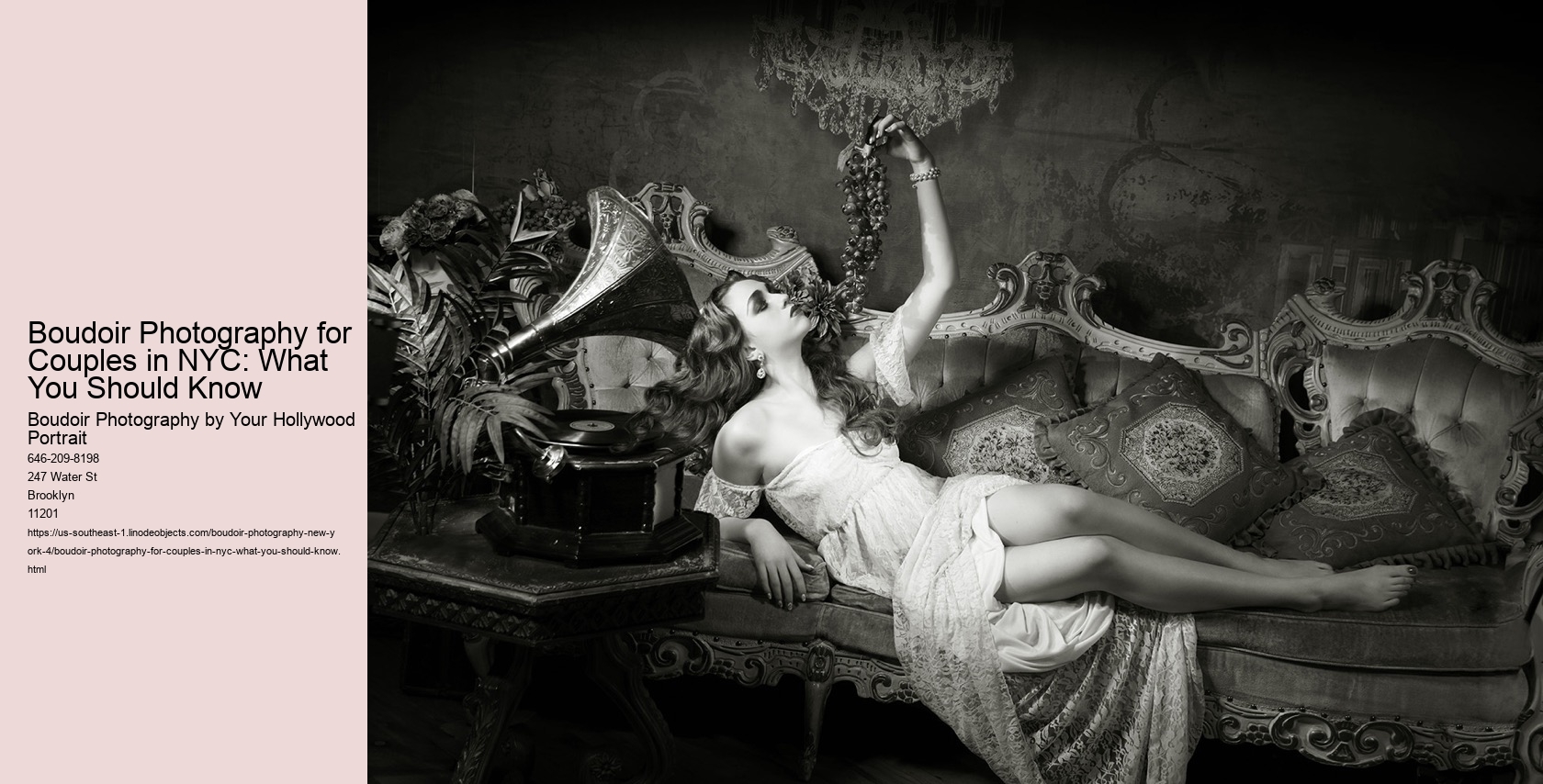 Boudoir Photography for Couples in NYC: What You Should Know