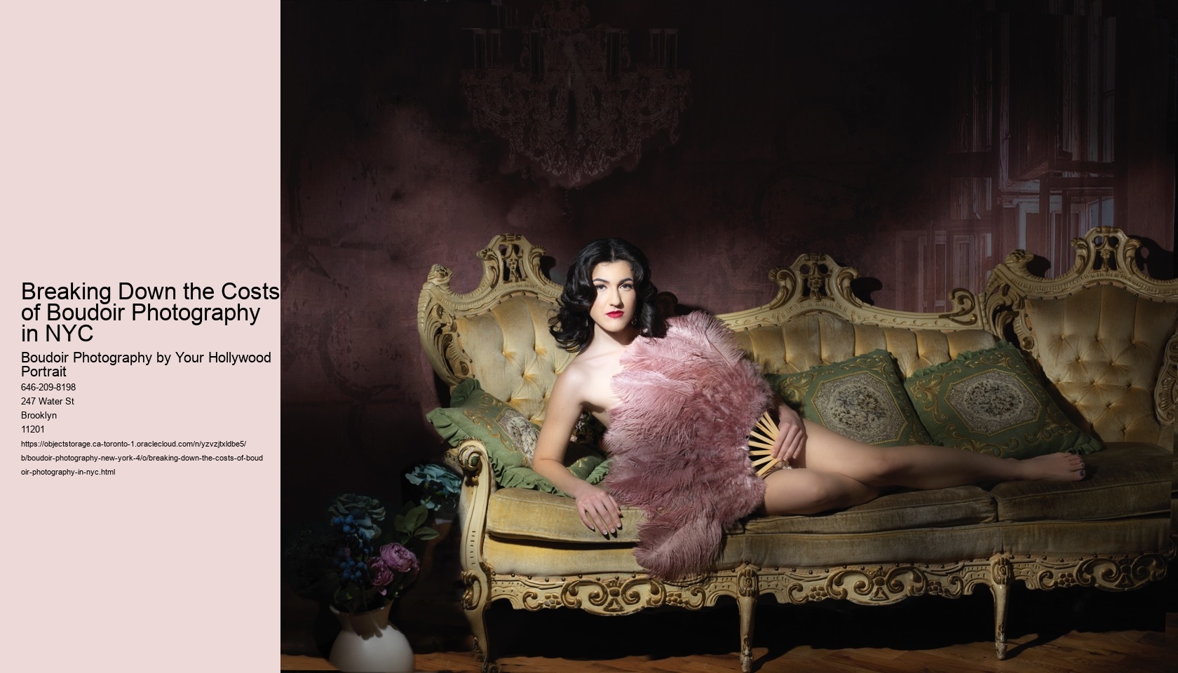 Breaking Down the Costs of Boudoir Photography in NYC