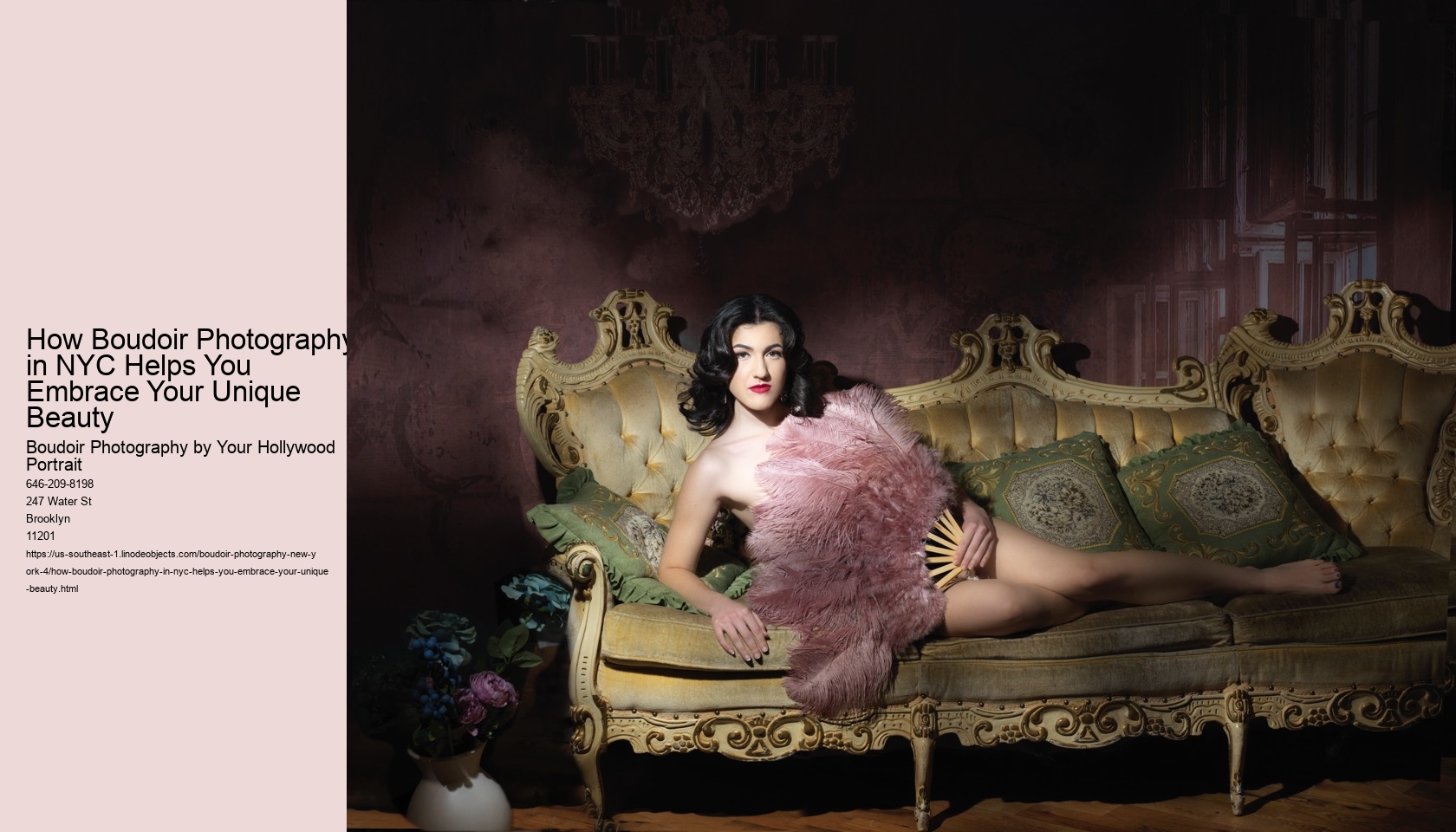 How Boudoir Photography in NYC Helps You Embrace Your Unique Beauty