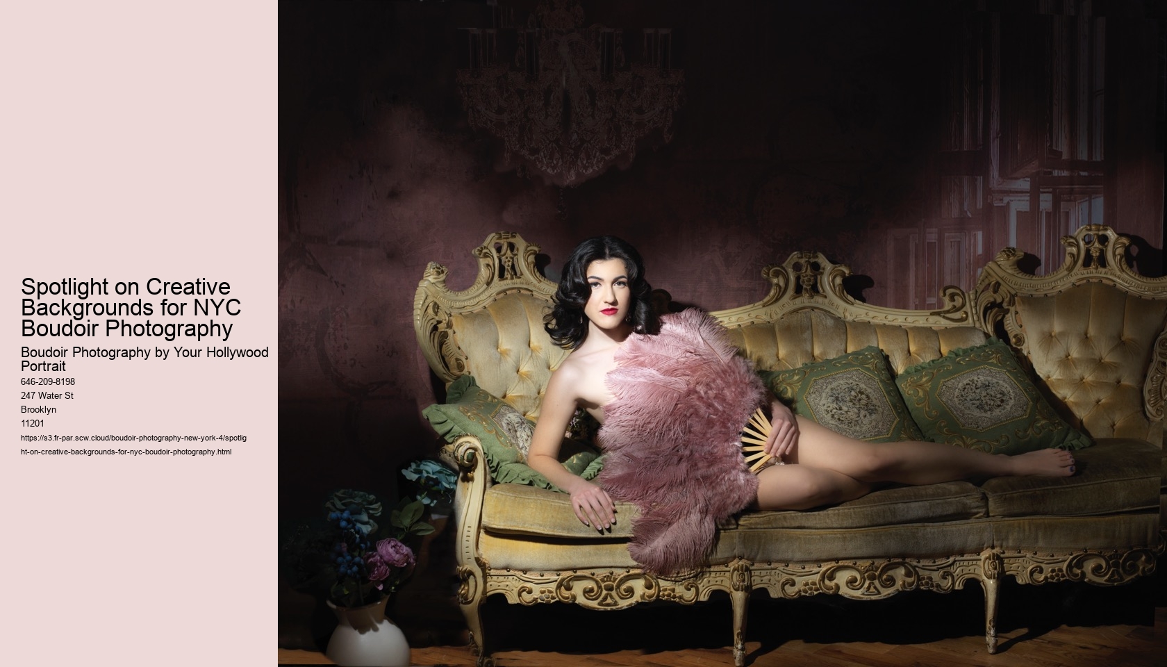 Spotlight on Creative Backgrounds for NYC Boudoir Photography