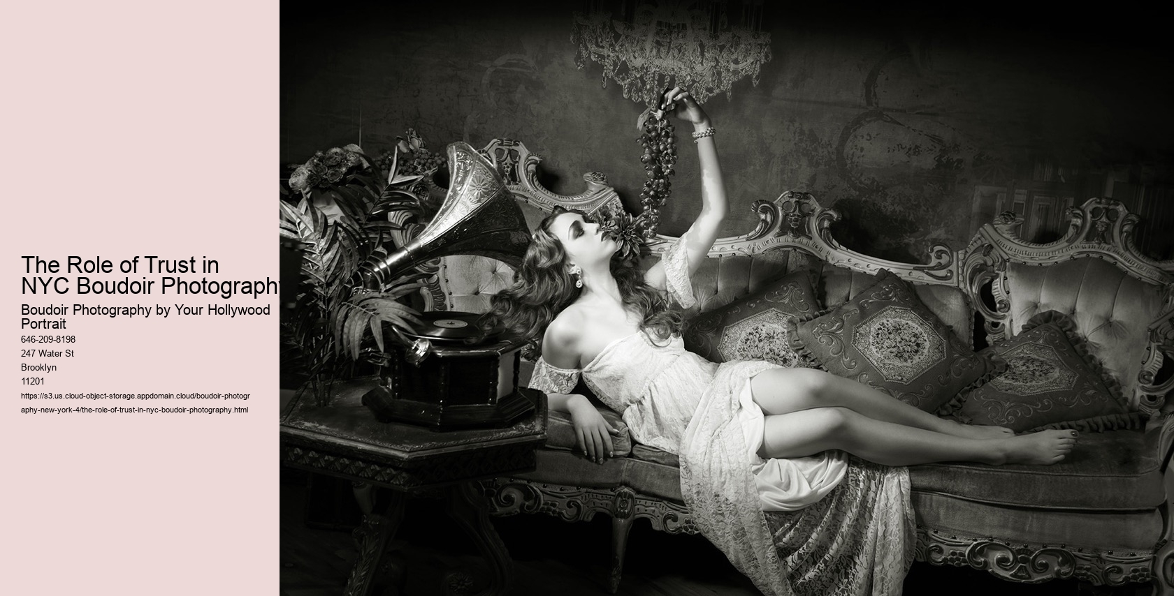 The Role of Trust in NYC Boudoir Photography