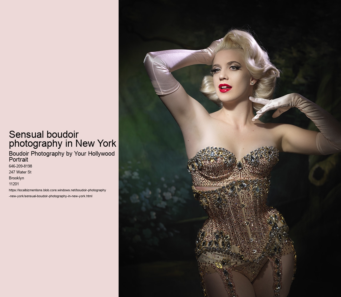 Sensual boudoir photography in New York