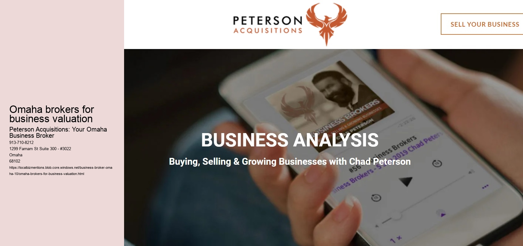 Omaha brokers for business valuation