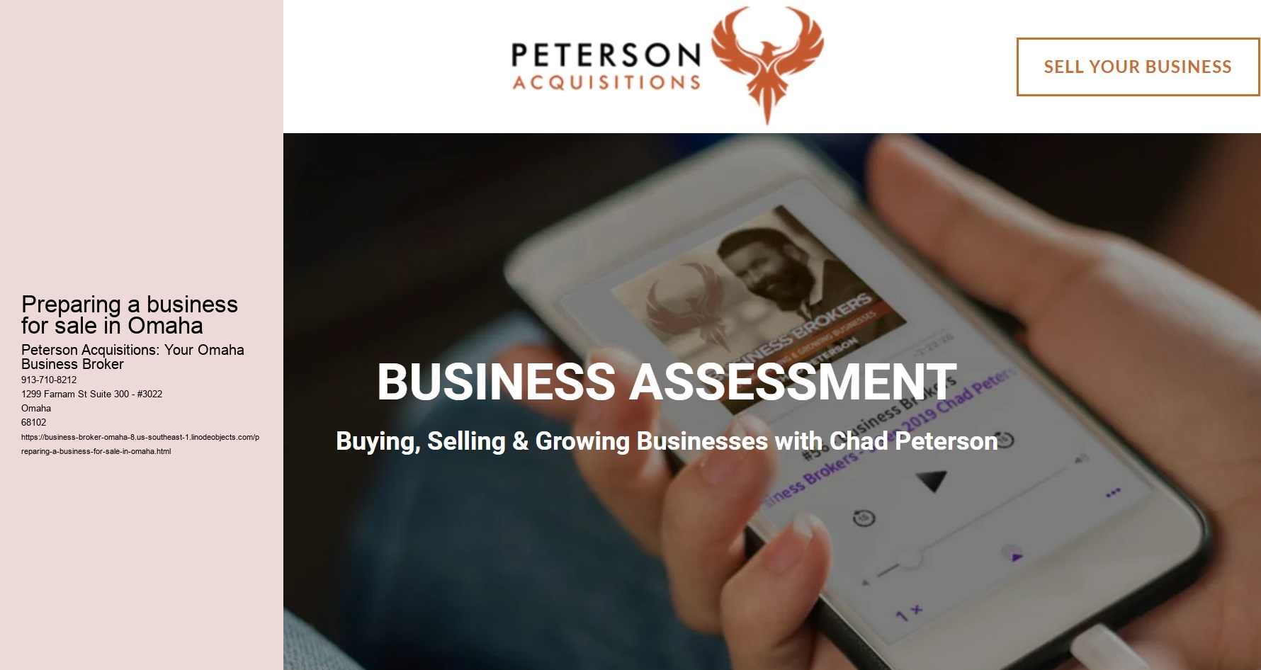 Preparing a business for sale in Omaha