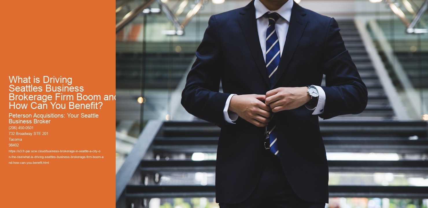 What is Driving Seattles Business Brokerage Firm Boom and How Can You Benefit?