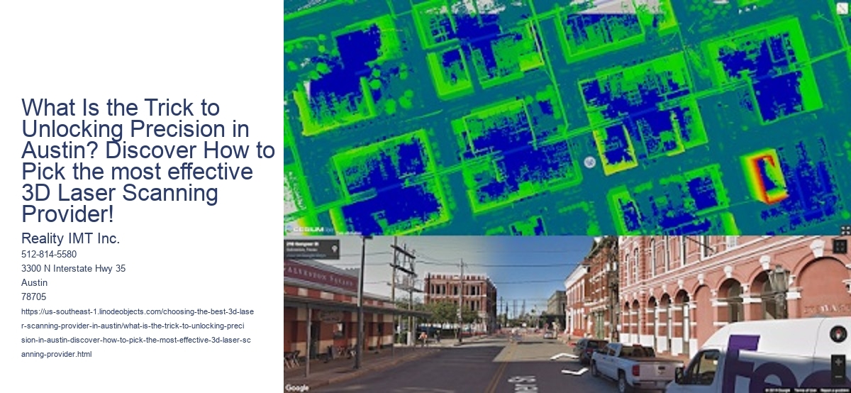 What Is the Trick to Unlocking Precision in Austin? Discover How to Pick the most effective 3D Laser Scanning Provider!