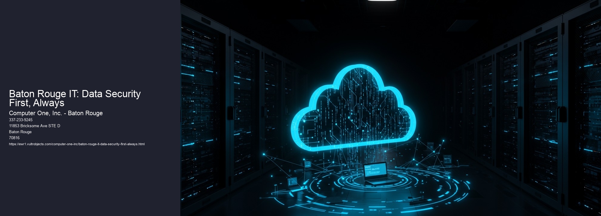 Baton Rouge IT: Data Security First, Always