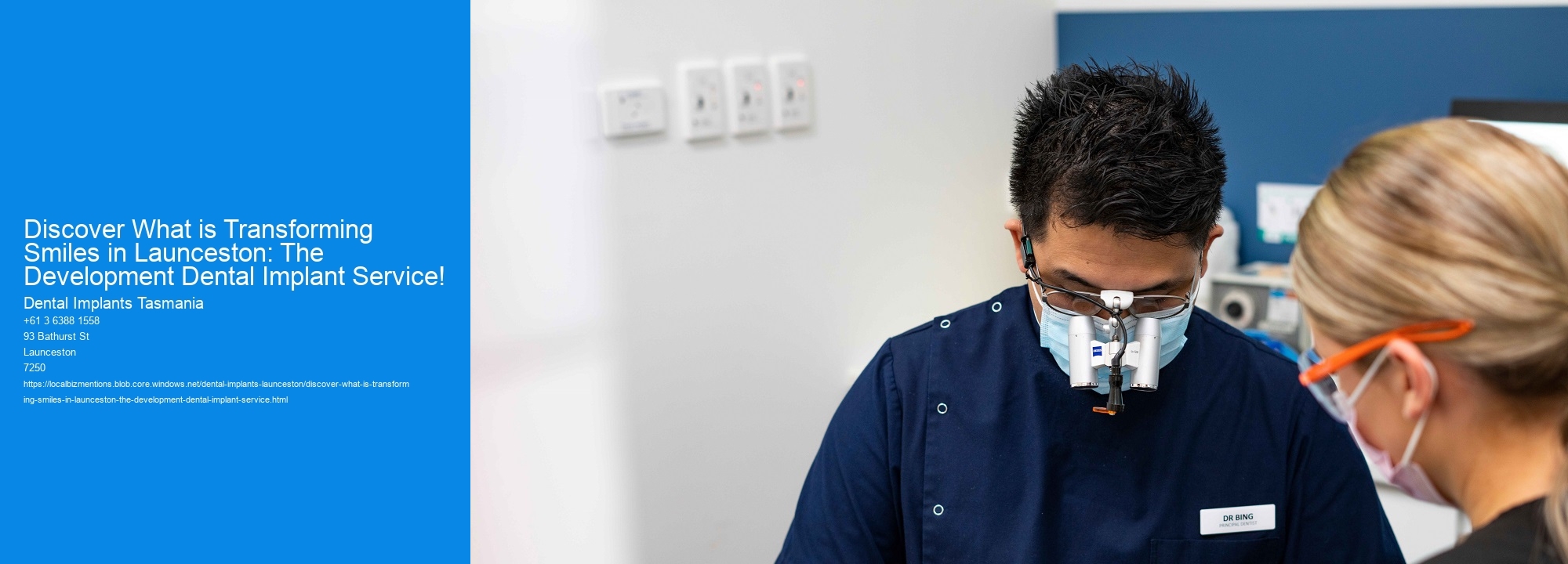 Discover What is Transforming Smiles in Launceston: The Development Dental Implant Service!
