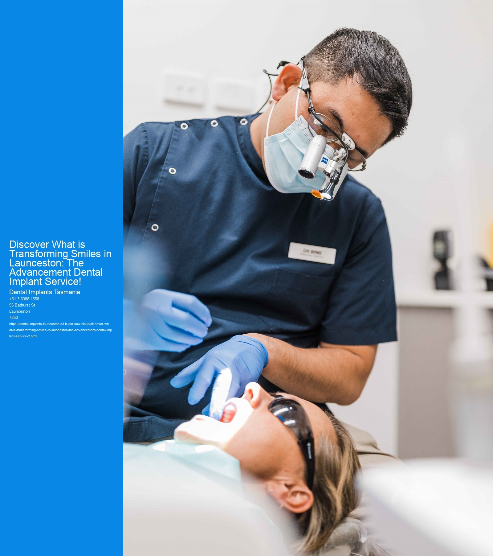 Discover What is Transforming Smiles in Launceston: The Advancement Dental Implant Service!