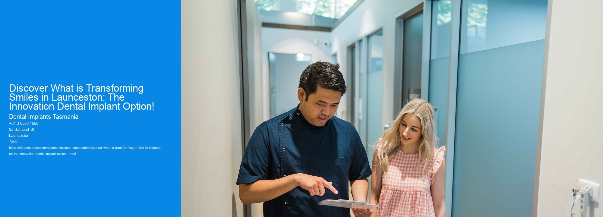 Discover What is Transforming Smiles in Launceston: The Innovation Dental Implant Option!