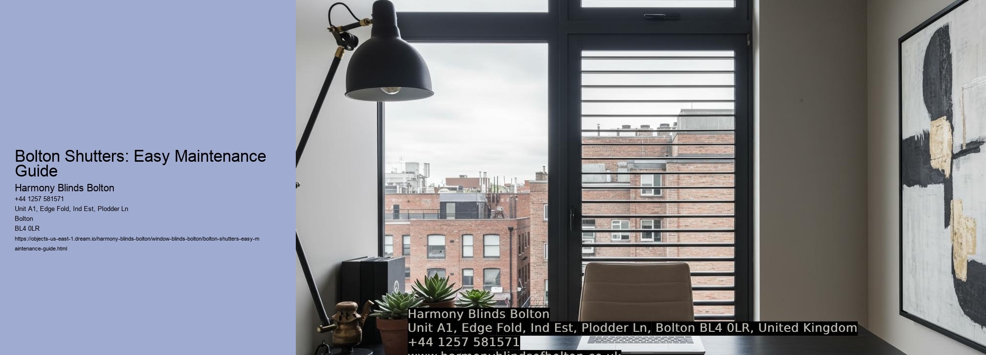 Bolton Shutters: Easy Maintenance Guide