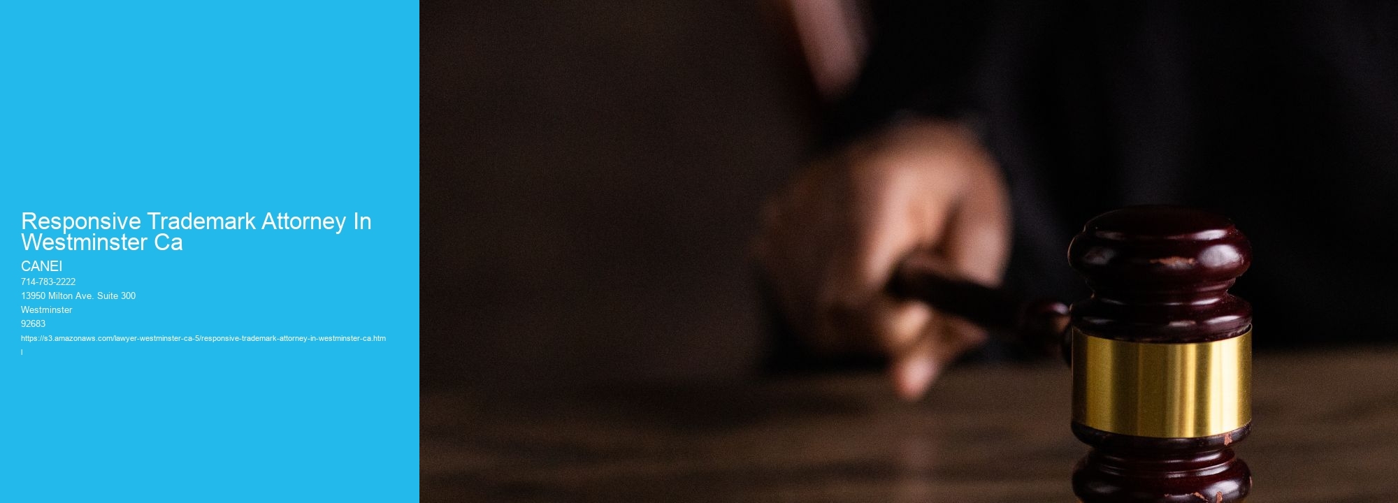 Responsive Trademark Attorney In Westminster Ca