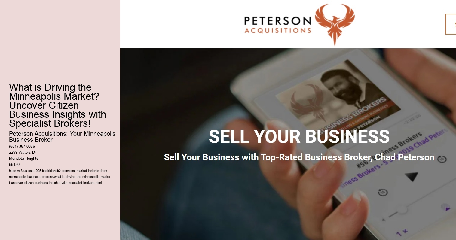 What is Driving the Minneapolis Market? Uncover Citizen Business Insights with Specialist Brokers!
