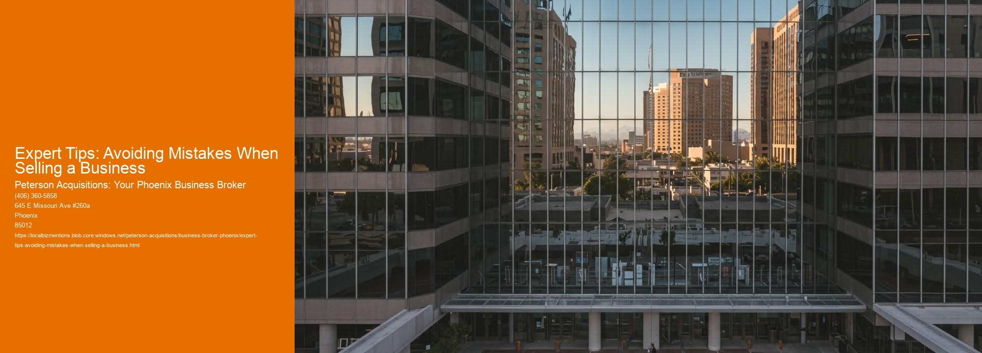 Expert Tips: Avoiding Mistakes When Selling a Business
