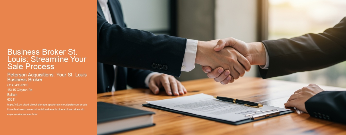 Business Broker St. Louis: Streamline Your Sale Process