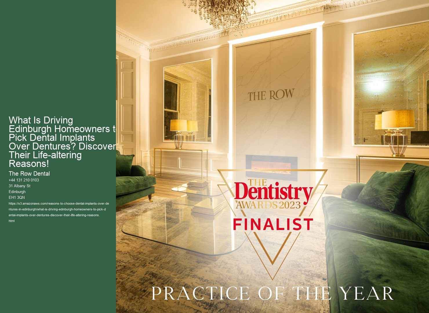 What Is Driving Edinburgh Homeowners to Pick Dental Implants Over Dentures? Discover Their Life-altering Reasons!
