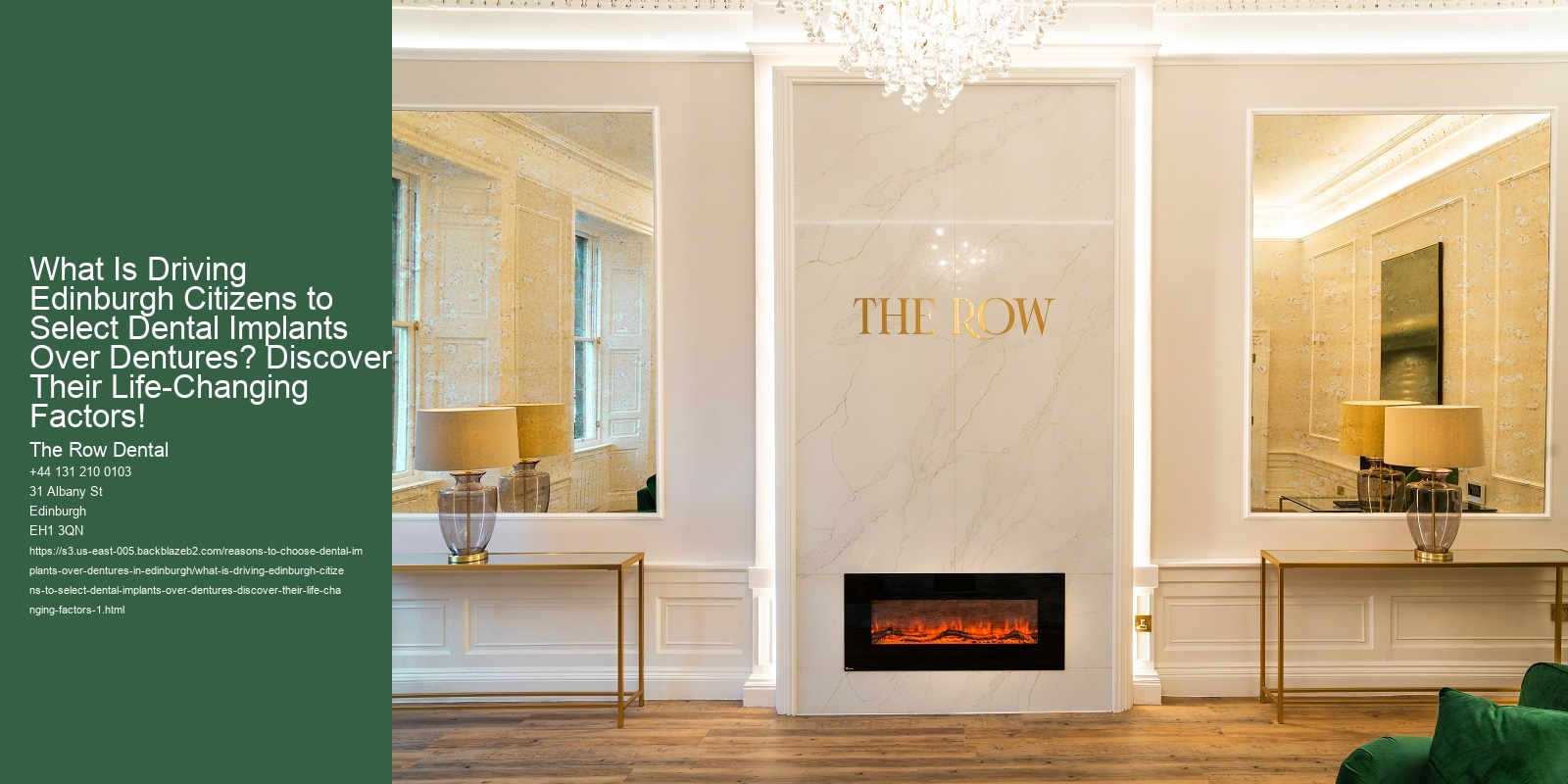 What Is Driving Edinburgh Citizens to Select Dental Implants Over Dentures? Discover Their Life-Changing Factors!