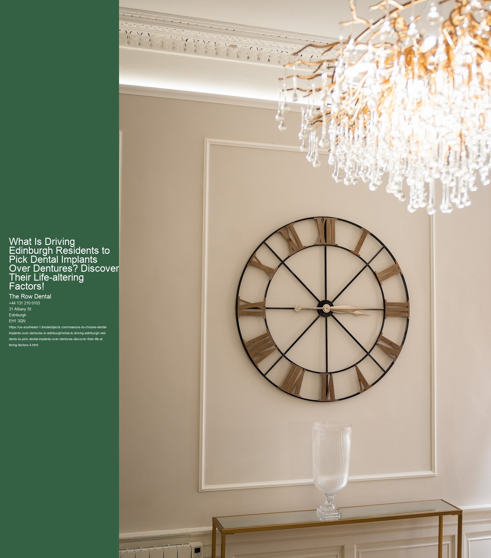 What Is Driving Edinburgh Residents to Pick Dental Implants Over Dentures? Discover Their Life-altering Factors!