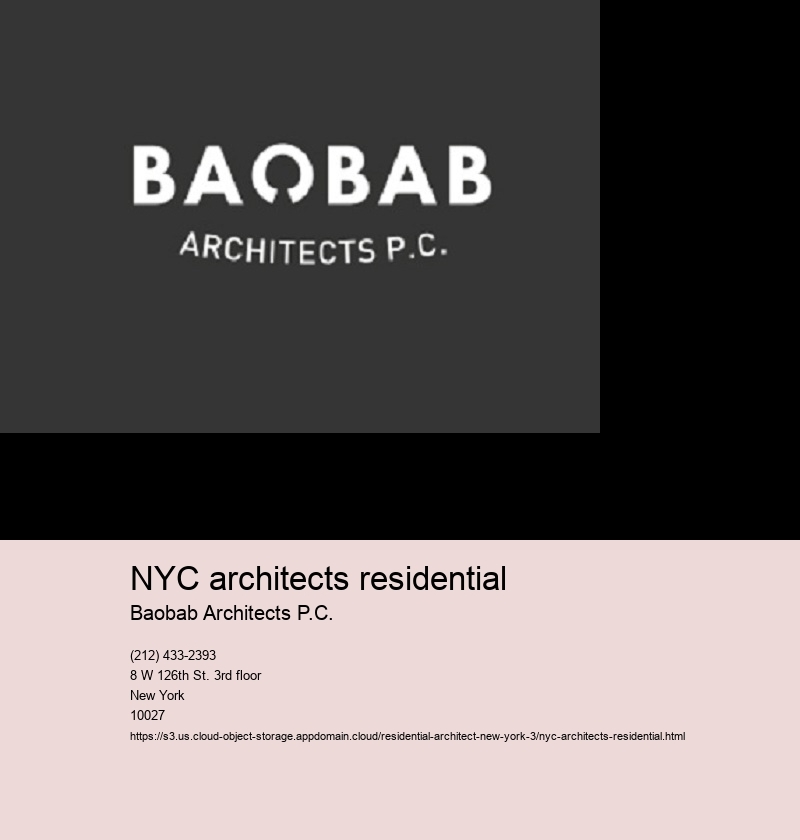 NYC architects residential