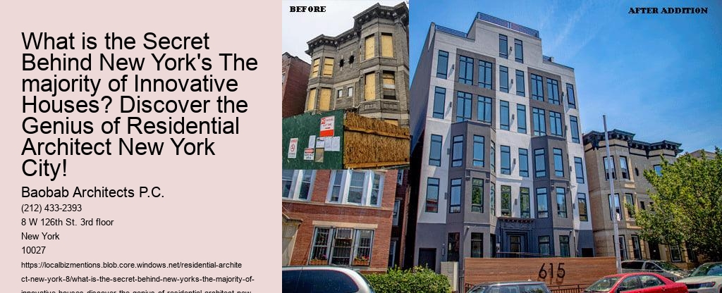 What is the Secret Behind New York's The majority of Innovative Houses? Discover the Genius of Residential Architect New York City!