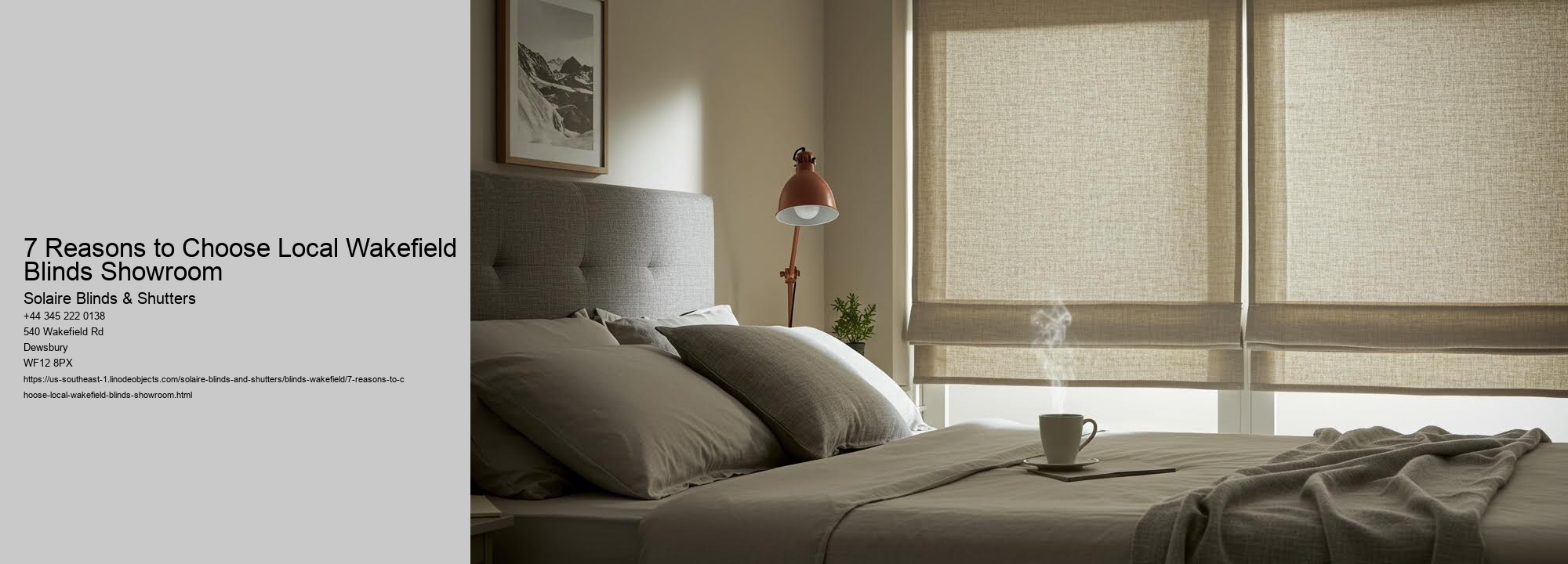 7 Reasons to Choose Local Wakefield Blinds Showroom