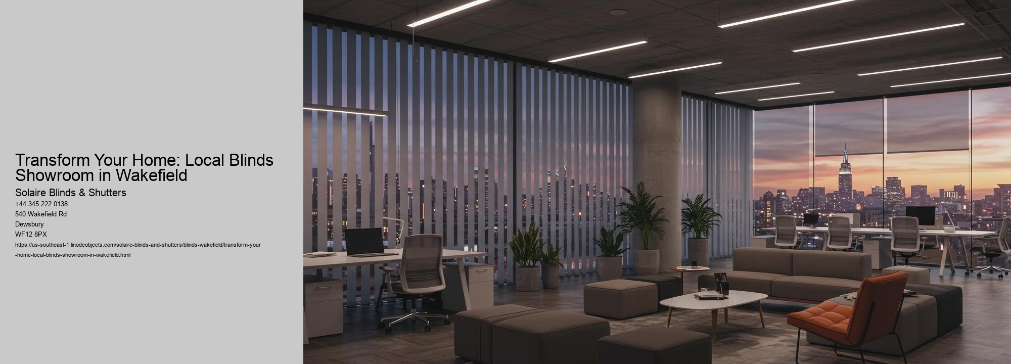 Transform Your Home: Local Blinds Showroom in Wakefield