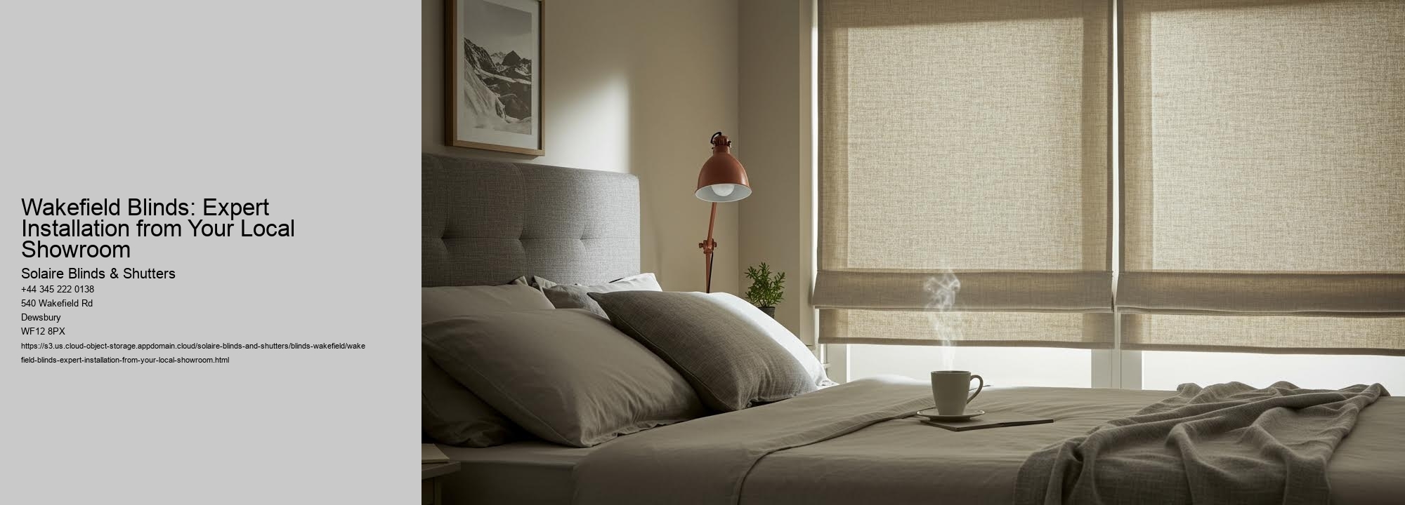 Wakefield Blinds: Expert Installation from Your Local Showroom