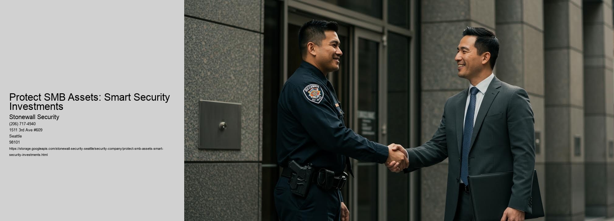 Protect SMB Assets: Smart Security Investments