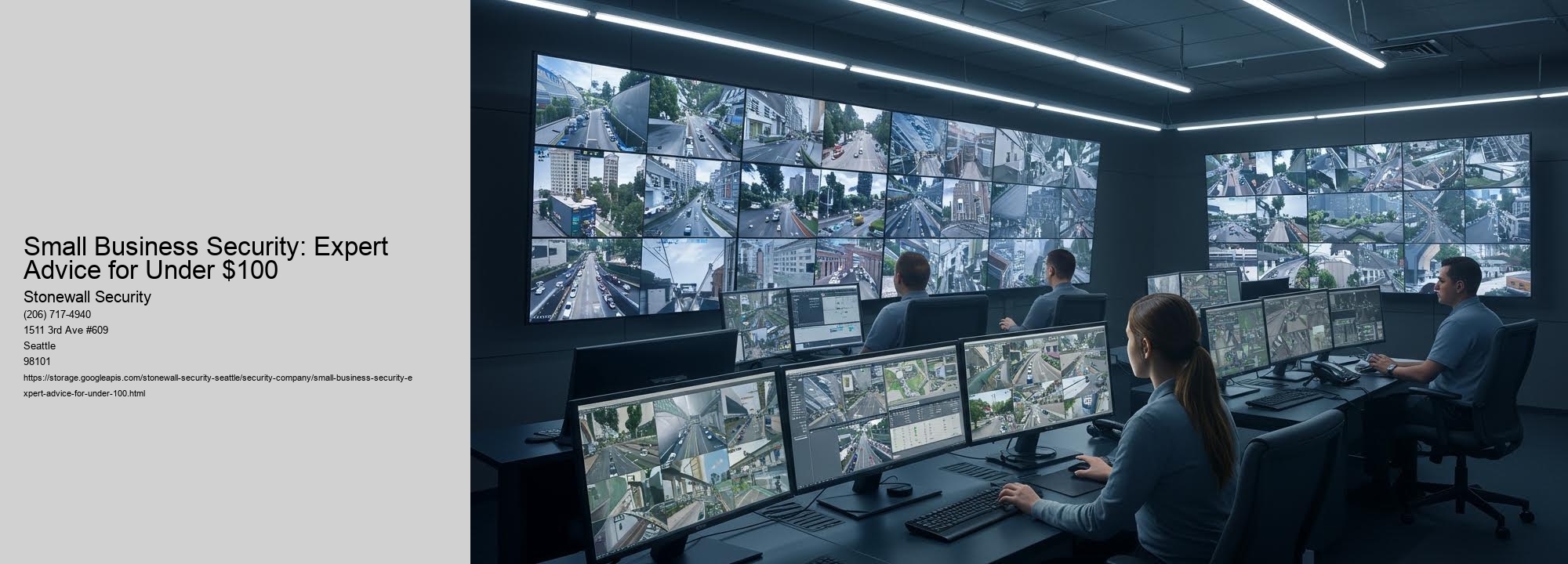 Small Business Security: Expert Advice for Under $100