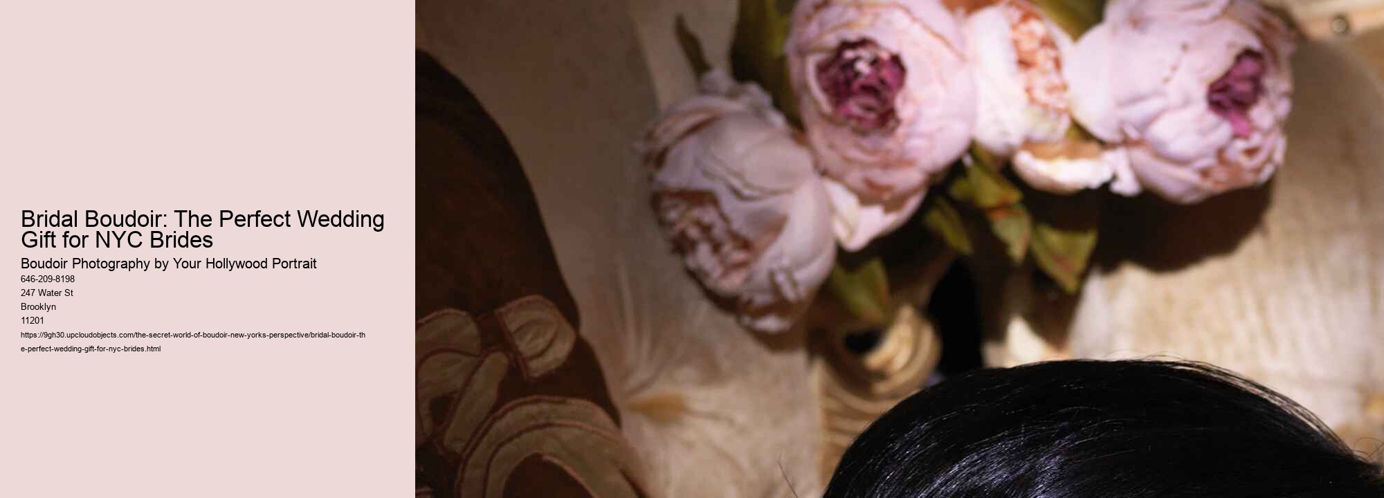 Bridal Boudoir: The Perfect Wedding Gift for NYC Brides