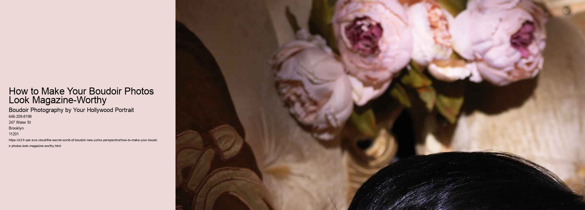 How to Make Your Boudoir Photos Look Magazine-Worthy