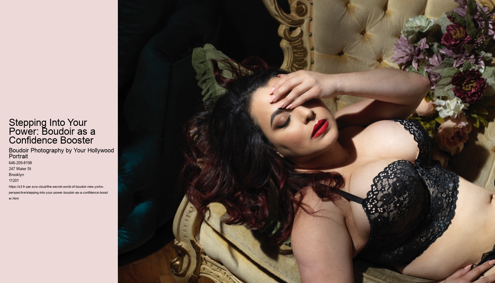 Stepping Into Your Power: Boudoir as a Confidence Booster