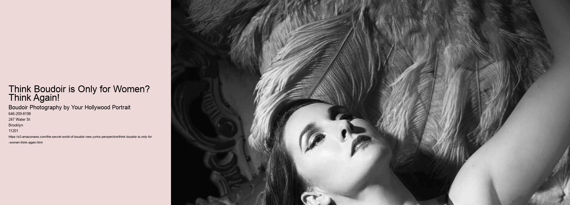 Think Boudoir is Only for Women? Think Again!