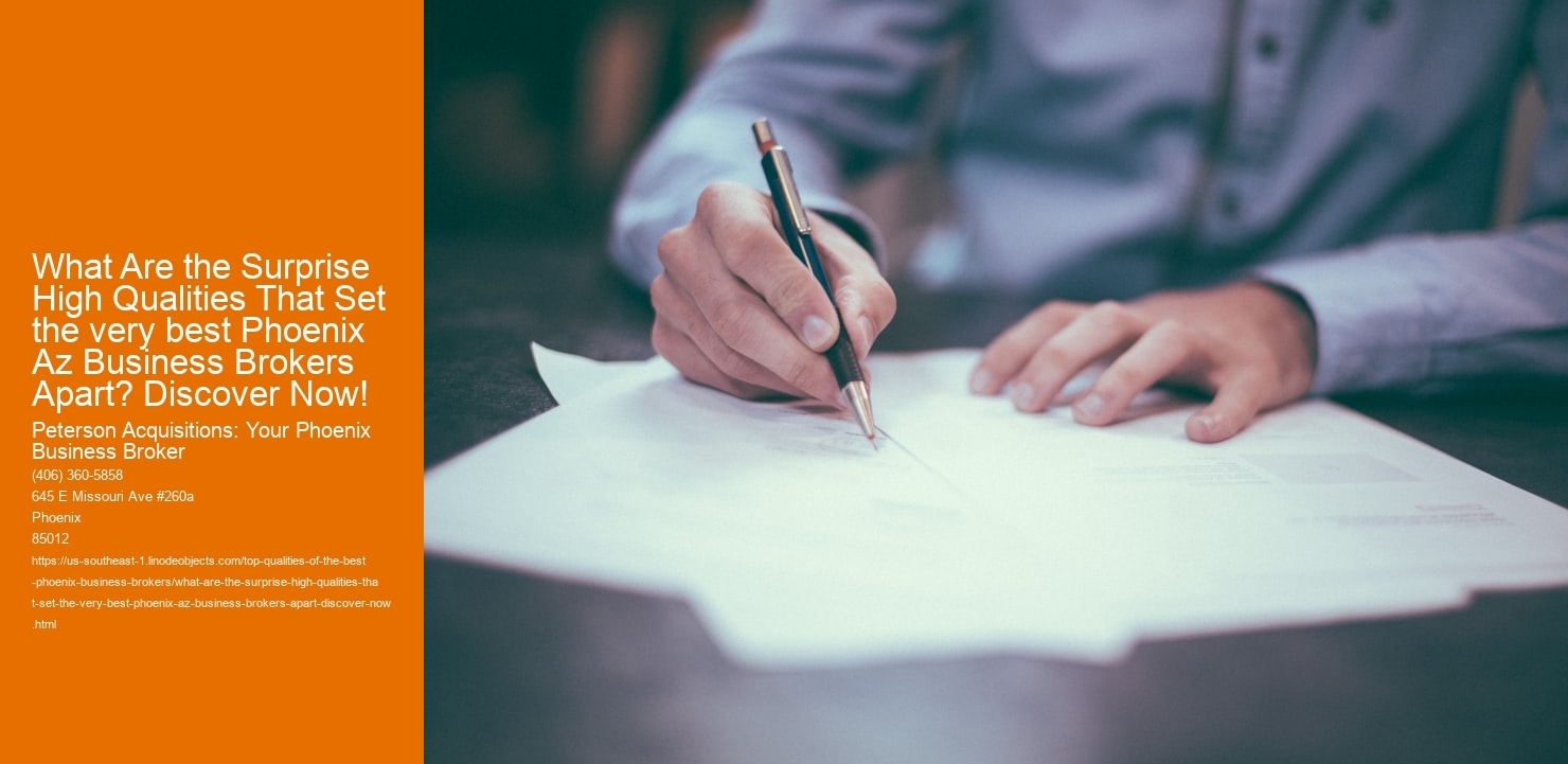 What Are the Surprise High Qualities That Set the very best Phoenix Az Business Brokers Apart? Discover Now!