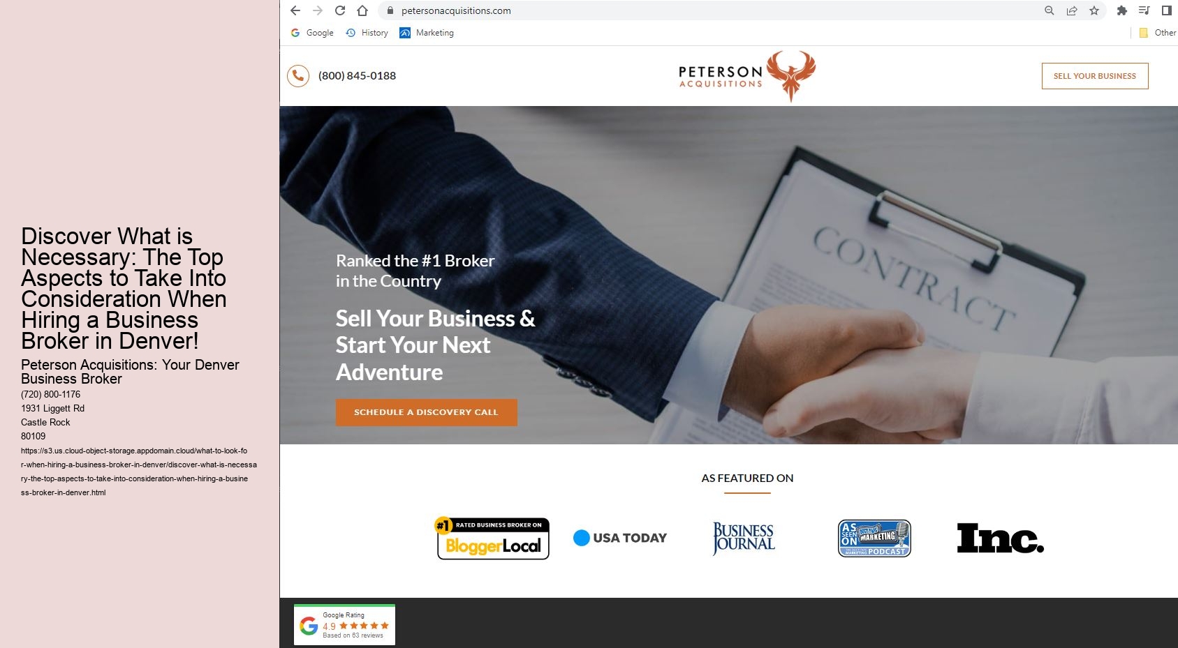 Discover What is Necessary: The Top Aspects to Take Into Consideration When Hiring a Business Broker in Denver!